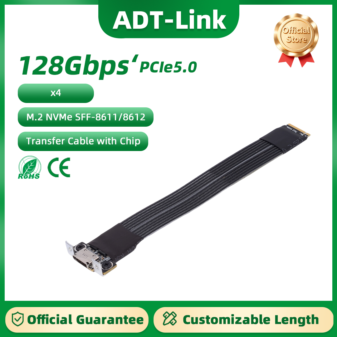 Oculink Egpu Dock Graphics Card - محول ADT-Link OCuLink إلى PCI-E X16