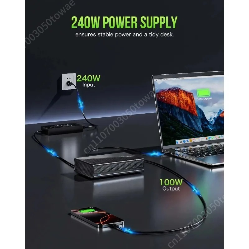 Oculink Egpu Dock Graphics Card - محطة توصيل OcuLink لوحدة معالجة الرسومات