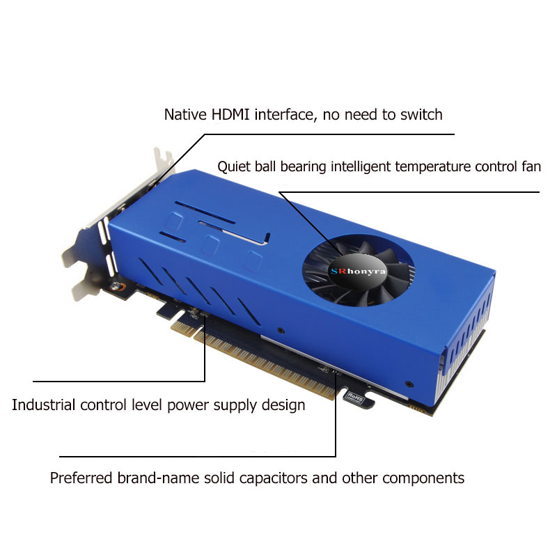 بطاقة رسومات SRhonyra GeForce  - مراجعة 4 Hdmi Multi Monitor Video Card 4K وسعره