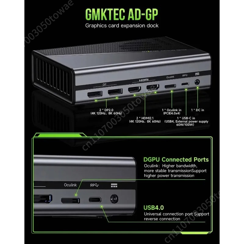 محطة توصيل OcuLink لوحدة معالج - مراجعة Oculink Egpu Dock Graphics Card وسعره