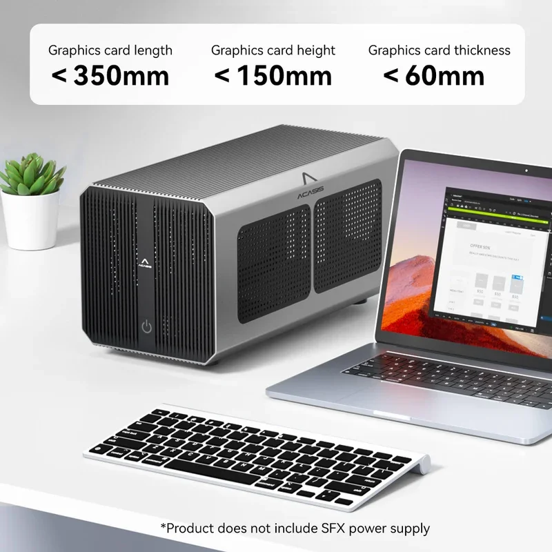 علبة Acasis eGPU بسرعة 40 جيجا - مراجعة Thunderbolt 4 External Gpu Enclosure وسعره