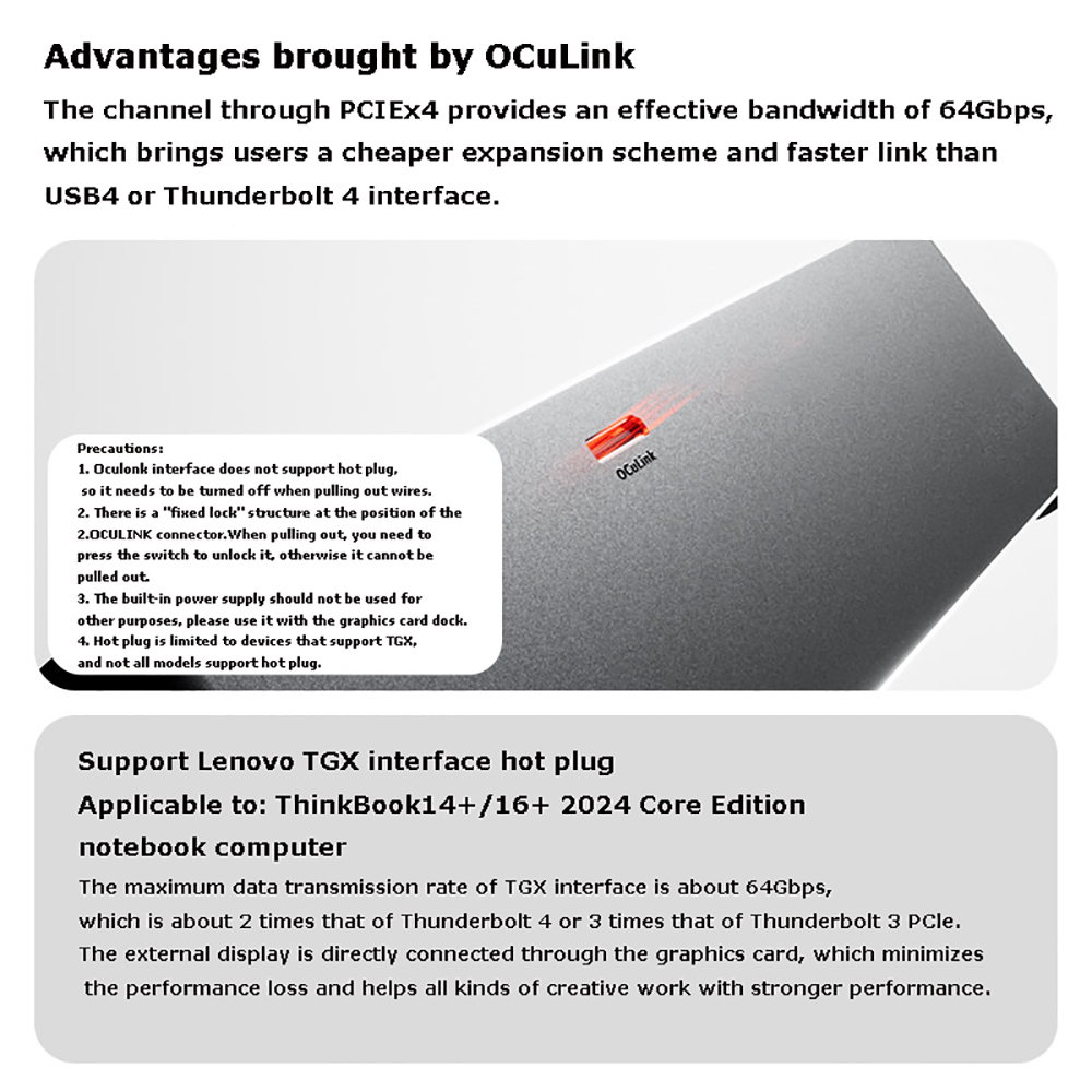 قاعدة توصيل AG02/AG01 للبطاقة  - مراجعة Oculink Egpu Dock Graphics Card وسعره