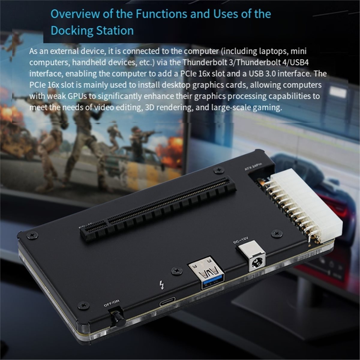 وحدة معالجة رسومات خارجية احتر - مراجعة Thunderbolt 4 External Gpu Enclosure وسعره