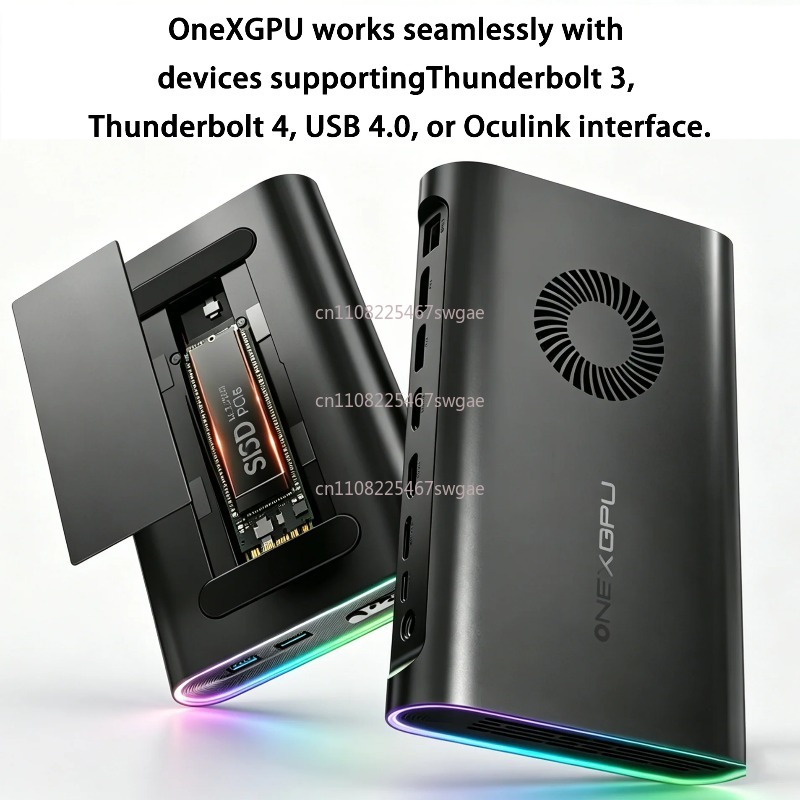 محطة توصيل ألعاب محمولة للكمبي - مراجعة Oculink Egpu Dock Graphics Card وسعره